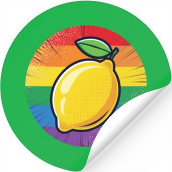 Discover LGBTQ Lemon Stickers