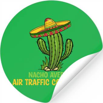 Discover Nacho Average Air Traffic Controller Stickers