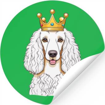 Discover "The crowned ones" - Poodle Stickers
