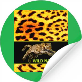 Discover WILD NATURE - LEOPARD design collection Stickers