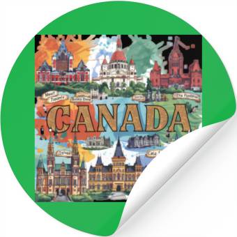 Discover CANADA Stickers