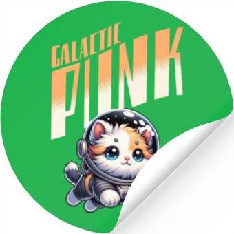 Discover punk galaxy kitty Stickers