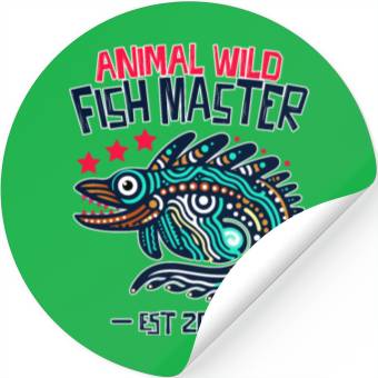 Discover Fish Master River Stickers