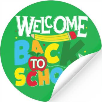 Discover Welcome Back to school funny teacher gift Stickers