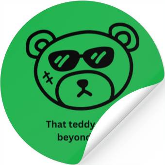 Discover cool teddy bear Stickers