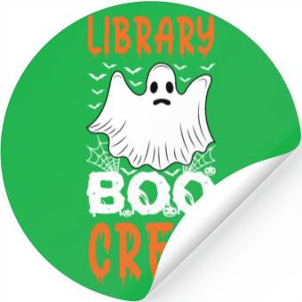 Discover Libary Boo Crew Stickers