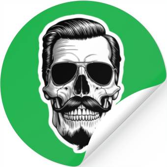 Discover Masculine skull Stickers
