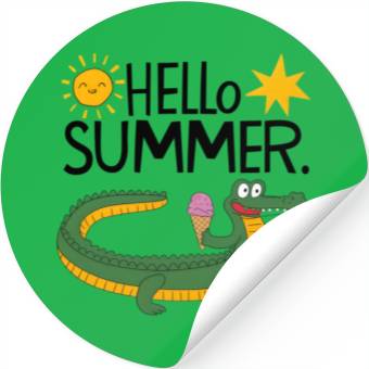 Discover Hello Summer Stickers