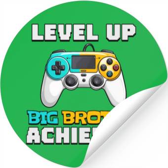 Discover Funny Big Brother Level Up Stickers
