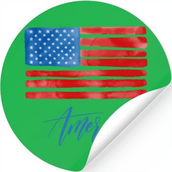 Discover American Flag Stickers