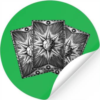 Discover Sun Tarot Card Stickers