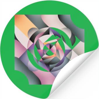 Discover Geometric Harmony Stickers