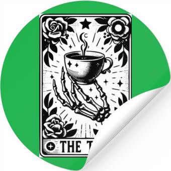 Discover The Tea Tarot Card Stickers