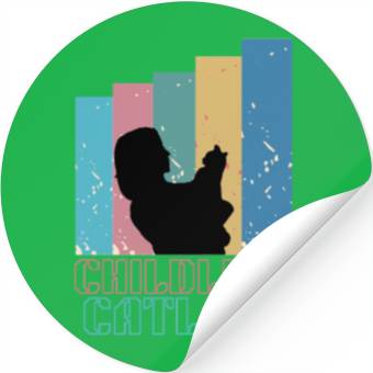 Discover Childless cat lady Stickers