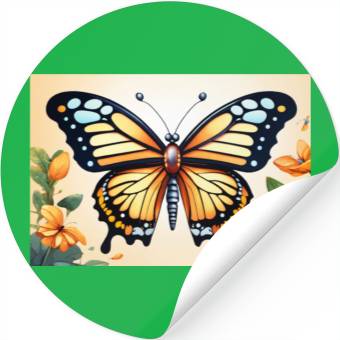 Discover "Colorful Abstract Vector Art" Stickers