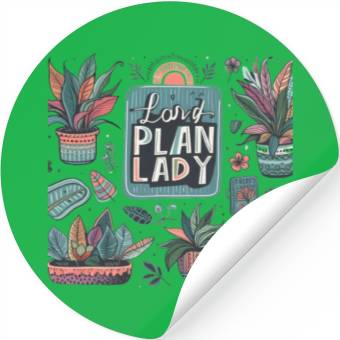Discover plan lady Stickers