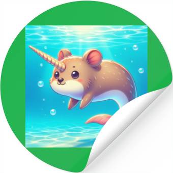 Discover The narwhal-qoukka Stickers