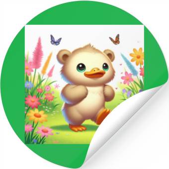 Discover The bear-duck Stickers