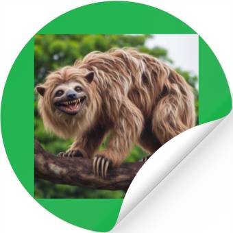 Discover The hyena-sloth Stickers