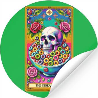 Discover The Cereal Killer Tarot Stickers