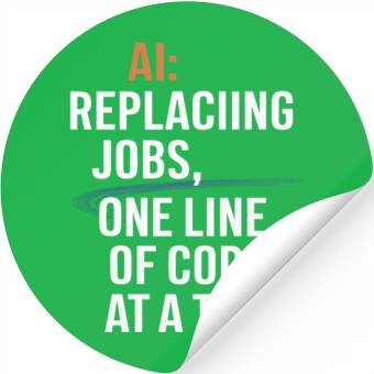 Discover Robotics AI Automation Machine Learning Stickers