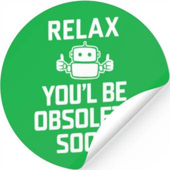 Discover Robotics AI Automation Machine Learning Stickers