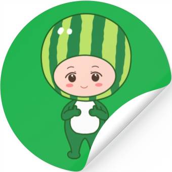 Discover back to school watermelon Stickers