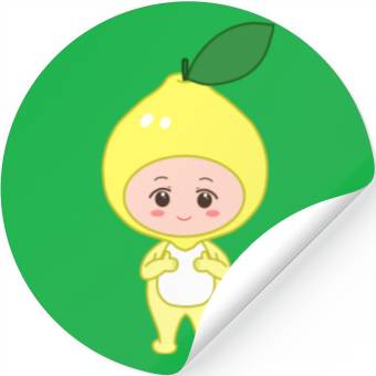 Discover back to school Lemon Stickers