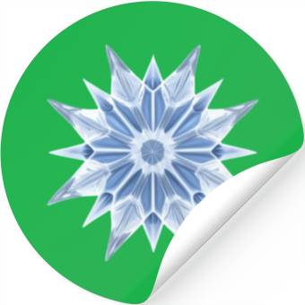 Discover Ice Crystal Stickers