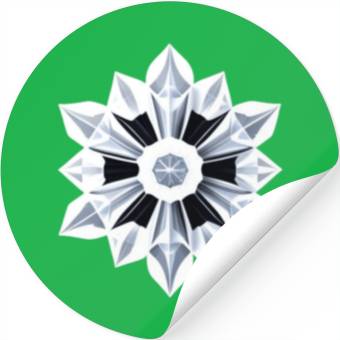 Discover Ice Crystal Stickers