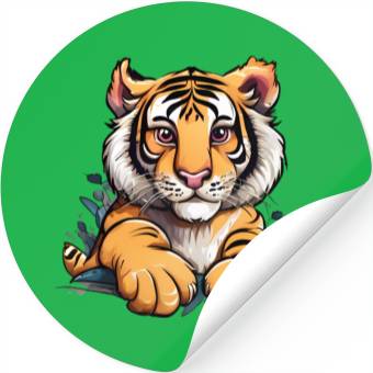 Discover Baby Tiger Stickers