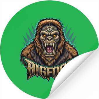 Discover Explore a unique Bigfoot design Stickers