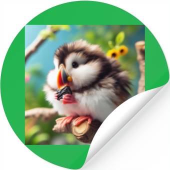 Discover The atlantic puffer-hamster Stickers