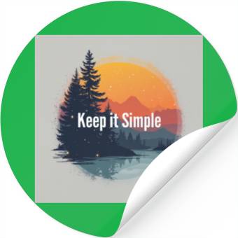 Discover keep it simple trends Stickers