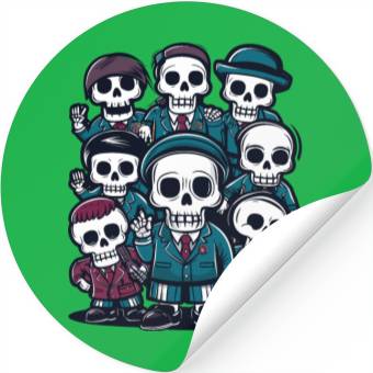 Discover Back To School Skeletons Stickers