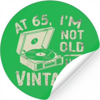Discover 65th Birthday Stickers for him