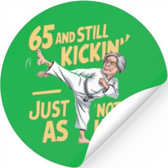 Discover 65th Birthday Stickers