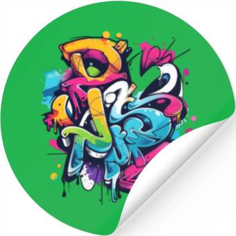 Discover cool winter graffiti Stickers