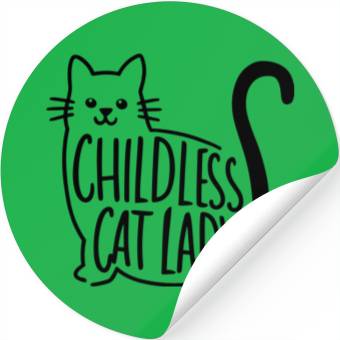 Discover Childless Cat Lady Kamala Harris Stickers