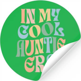 Discover Cool auntie Time Stickers