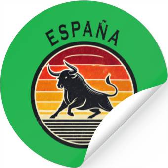 Discover Spain Taurus Design Stickers