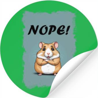 Discover Nope! - Hamster Stickers