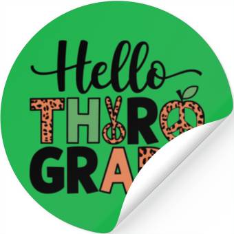 Discover Third Grade Back To School 3rd Grade Teacher Stickers