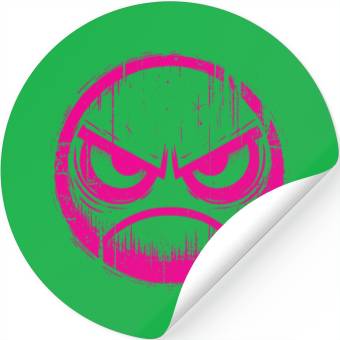 Discover Psycho Emotion Pink Stickers