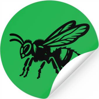 Discover Two Color Wasp Insect Vector Art path3 Stickers