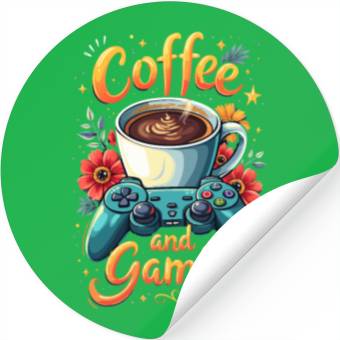 Discover Coffee and Gaming Stickers