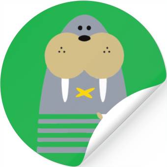 Discover animal head abstract Stickers