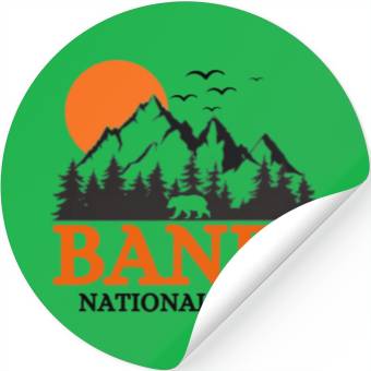 Discover Banff National Park Stickers