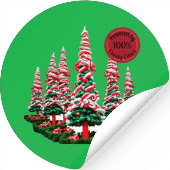 Discover Powered by Candy Canes Stickers