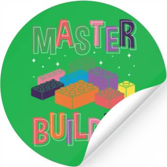 Discover Blocks Children Imagination Creative Stickers